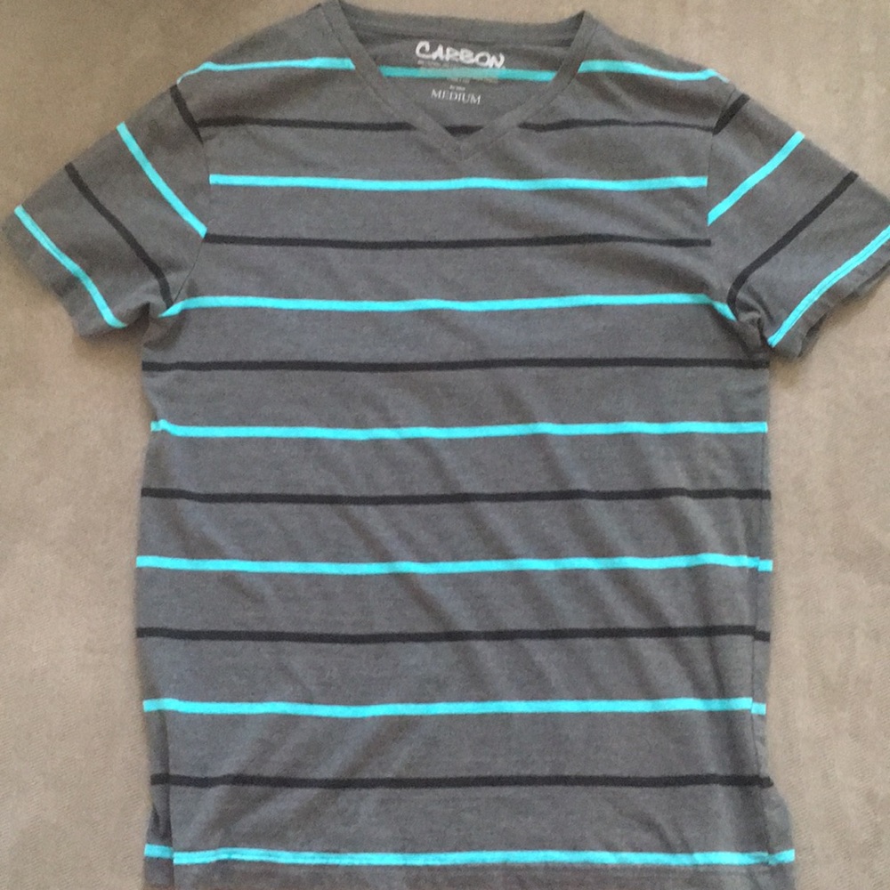 Striped Carbon T shirt size M excellent condition